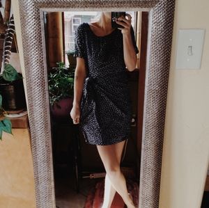 Casual + Chic Blue Floral Dress